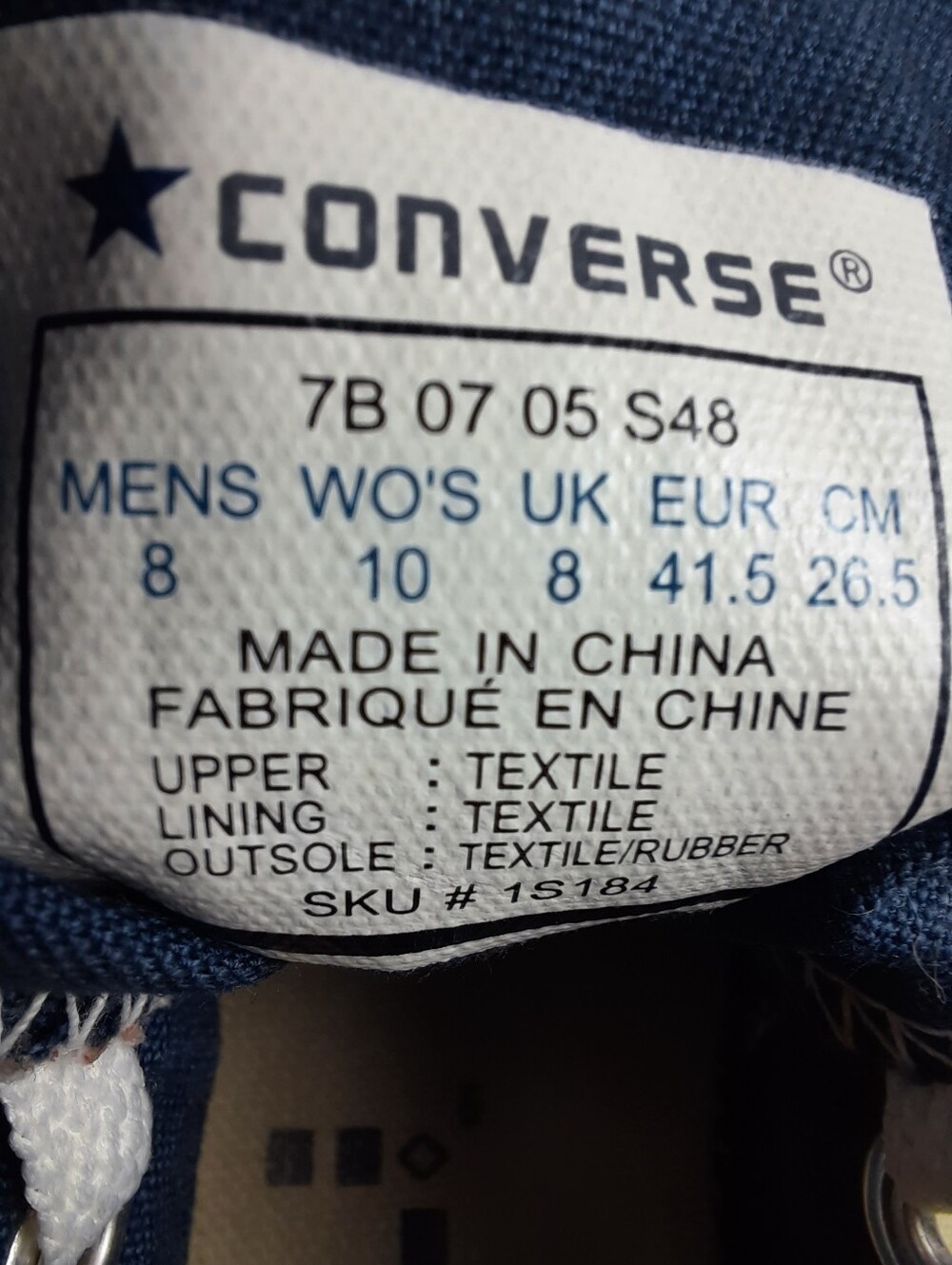 Converse All Star Chuck Taylor Madras Plaid Low Top Sneaker Unisex SZ M8/W10 - Picture 9 of 11